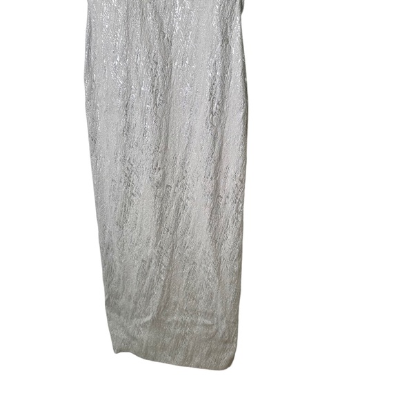 Rickie Freeman for Teri Jon Metallic Jacquard Evening Gown Wedding Prom Dress 10 - Picture 6 of 14